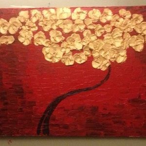 Hand painted artwork done in acrylic.